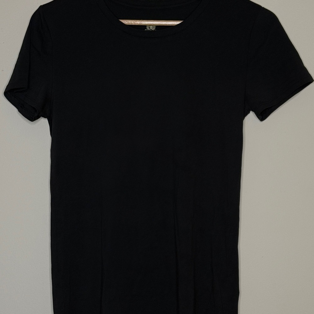 Faded Glory Black Short Sleeve Tee